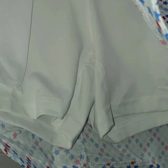Lady Hagen 17” Tummy Control Skort Golf American Red White Blue Stars Size S NWT - Picture 5 of 9